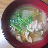 豚肉と大根のとろ～りスープ